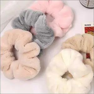 7컬러 헤어밴드 올림머리 래빗퍼 포인트 곱창머리끈 곱창밴드