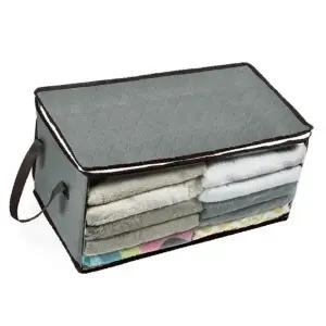 ( )옷 수납함 부직포 이불 정리함 접이식 수납 케이스 대용량 보관함