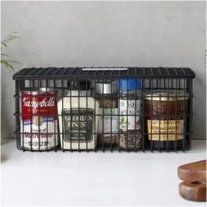 ( )다용도 철제 수납함 바스켓 메쉬 수납함 정리함 선반