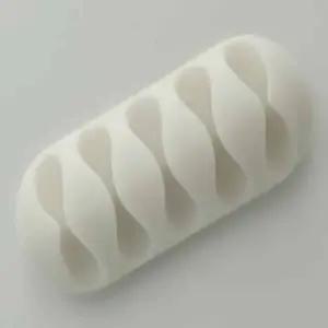 ( )전선쫄대 충전케이블정리 케이블정리 케이블정리함 선정리클립 5구 화이트