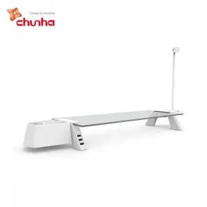 [오너클랜]bns S324 스마트독 브릿지 모니터받침대 USB 화이트 투명