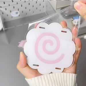 내구성 귀여운 달콤한 펜 홀더 아크릴 다기능 데스크탑 주최자 상자 휴대용 보관 홈 오피스 용품