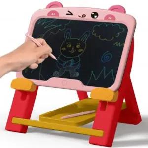 아티스트 LCD 전자 스케치 드로잉 패드 거치대 이젤 세트 토끼 050-80 노트 메모 그림 칠판 보드 어린이 메