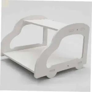 ( )공유기 셋탑박스 정리함 미니 선반 2단정리함 책상정리대 공유기거치대