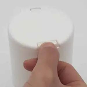 ( )수납용품 면봉케이스 원터치보관함 정리함박스 화장솜 면봉 정리함 원형 원터치