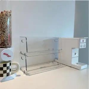 (선택 S 사이즈)적층 팬트리 정리함 투명 펜트리 정리함 다용도 수납함 냉장고 선반