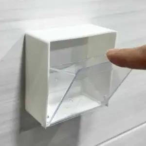 ( )사무용정리함 소품정리함 투명수납함 약정리 면봉케이스 무타공