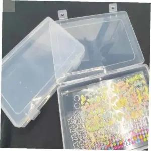 ( )다꾸 보관함 중형 투명정리함 약정리함 스티커정리함