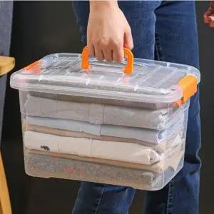 (사이즈 소 20x15x11cm)SHG 수납정리함 하드케이스 팬트리정리함 플라스틱서랍장 투명 겨울옷 정리 (소)