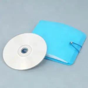 ( )cd 디스크 보관홀더 투명케이스 미디어 수납 12매 정리함 앨범 거치 음반 이동케이스