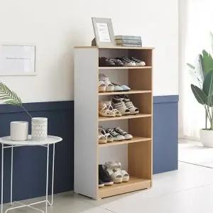 [텐스페이스]위즈A 600X1200 5단 신발장 수납장(오픈) MD5114 (수도권무배)