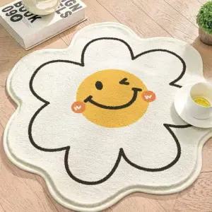 부엌발매트 스마일플라워 에그 소프트 발매트 UC-0156