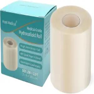 관리용 하이드로콜로이드 롤 붕대 컷-투-사이즈 자가 접착 패치 여드름 블리스터 부위 울트라 흡수 및 방수