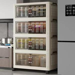 대용량 다기능 접이식 보관 캐비닛 방진 옷장 주최자 설치가 쉬운