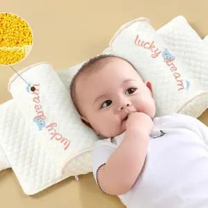 가온슬기 신생아 베개 신생아베개 두상관리 아기베개 블루베어 단일베개커버 샤오미 안감 없음
