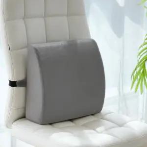 단단한 등받이 스폰지 삼각 린넨 마호가니 대형 리넨 등쿠션 허리 요추 고밀도 두꺼운 베개