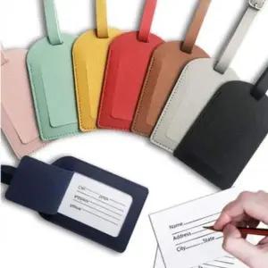 여행필수품 색 여행 네임태그 골프 개 러기지택 캐리어 인조가죽