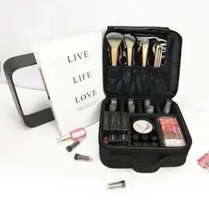 메이크업파우치 하드케이스 파티션 다용도 파우치