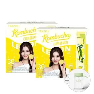 티젠 콤부차 레몬 30스틱입X2박스 (보틀 포함)