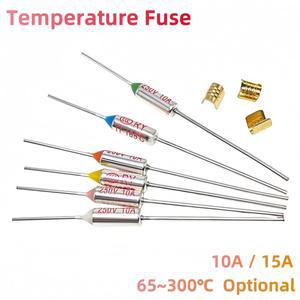 TF 열 퓨즈 RY 10A 15A 250V 온도 65℃ 73℃ 75℃ 85℃ 90℃ 100℃ 172C