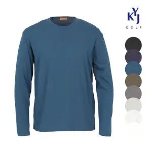 봄가을 라운드 면티 세미오버핏 남성 티셔츠 DQSMTS03