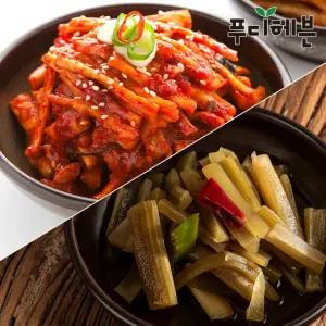 궁채절임1kg+무말랭이무침1kg
