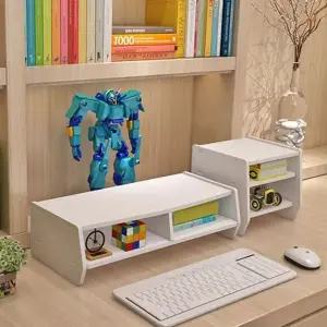 사무실용 모니터 받침대 데스크 모니터 선반 2단 대형 수납형