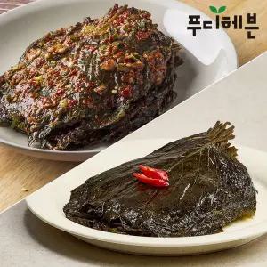 [NS홈쇼핑]양념깻잎1kg+간장깻잎1kg[35777111]