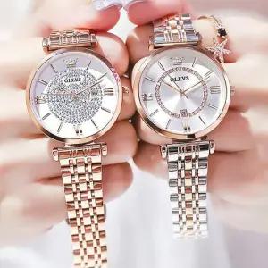 BP91001WC 모던 러블리 스테인리스 스틸 큐빅 고급 메탈 여자 시계