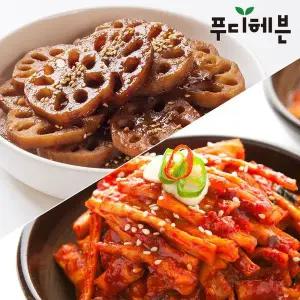 [NS홈쇼핑]연근조림+무말랭이무침 1kg+1kg[35776963]