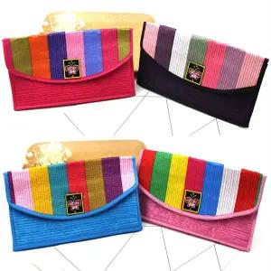 전통 누빔장지갑 설 추석 명절 비단 색동 용돈지갑 통장지갑 폐백