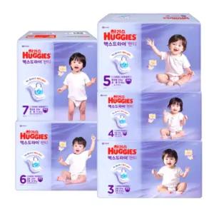 하기스 NEW 2025 맥스드라이 4단계 팬티형 (공용) 42매 4팩 (총 168매)