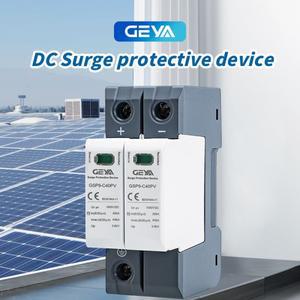 GEYA DC SPD 서지 보호 장치 600V 1000V 2P 40KA 전압 태양 전지 패널 PV 피뢰기