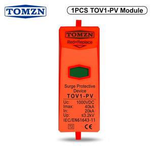 TOMZN DC 500V 1000V 서지 보호 장치 교체 카트리지 인서트 OBO SPD 10-20kA 20-40kA 30-60kA