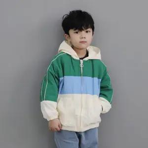 (더오투투)트리플 배색 바람막이 점퍼여름 유아 등원복 자켓 키즈점퍼 키즈바람막이 윈드브레이커
