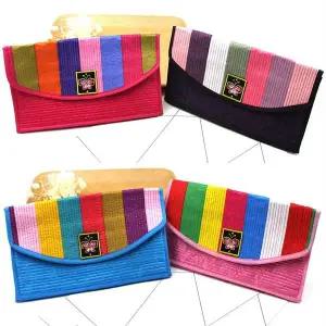 전통 누빔장지갑 설 추석 명절 비단 색동 용돈지갑 통장지갑 폐백