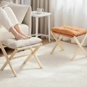 받침대 다리 소파 발쿠션 원목 사무실 풋스툴 접이식 컴퓨터 발_24722859