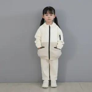 (더오투투)멀티포켓 바람막이 점퍼(베이지) 여름 유아 등원복 자켓 키즈점퍼 키즈바람막이 윈드브레이커