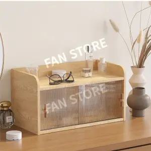 선반장 크테리어 엔틱 우드 유리 수납장 크 다용도