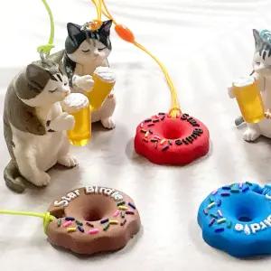 한잔하자냥 도넛링 골프티걸이 4개 골프티꽂이