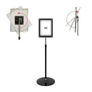 A4거치대 자석 거치대 이동식 POP 스탠드 안내판 A3