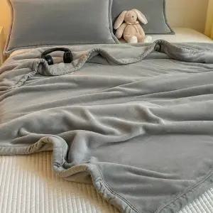 오아브로드 담요 부드러운 겨울 극세사 이불