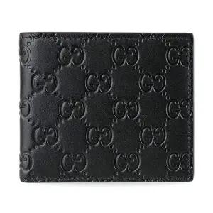 MUST IT_ 남성 GG 엠블럼 레더 반지갑 블랙) 850175 AAFDV 1000