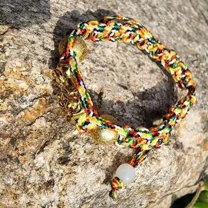 재물운 돈들어오는 오색실 매듭 소원 팔찌 소품샵 금전 커플 행운