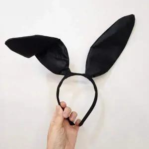 검은토끼 헤어소품 머리띠 워터밤 흠뻑쇼 토끼 소품 할로윈 촬영