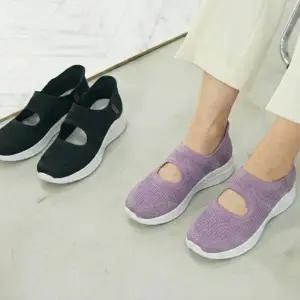 [다잇템] 여자 스트랩 클래식 스웨터 코지 플랫슈즈