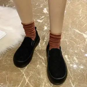 |CCS7ED1|여성 겨울 퀼팅 안감 슬립온 편안한 신발