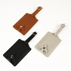 여행용 시크릿 캐리어네임택 가죽 이름택 수화물택 러기지택