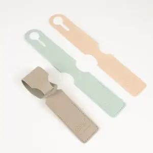 출장용 가죽 캐리어네임택 가방 이름표 러기지택 수화물택