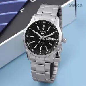 MUST IT_5 SNKP11K1 오토매틱 데이데이트 실버 블랙 클래식 남자 메탈 시계 d